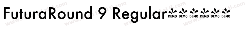 FuturaRound 9 Regular字体转换